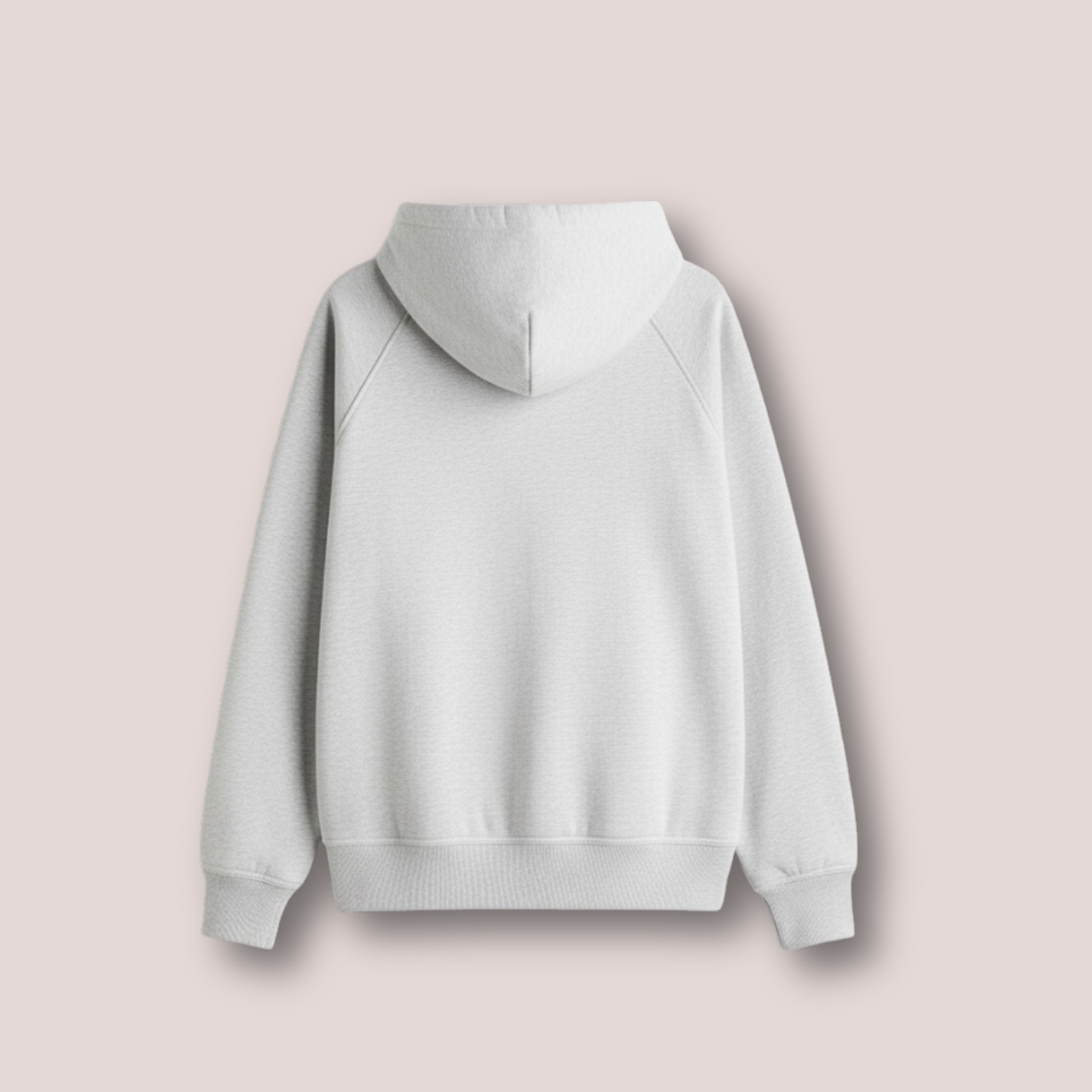 1981 Hoodie In White Melange