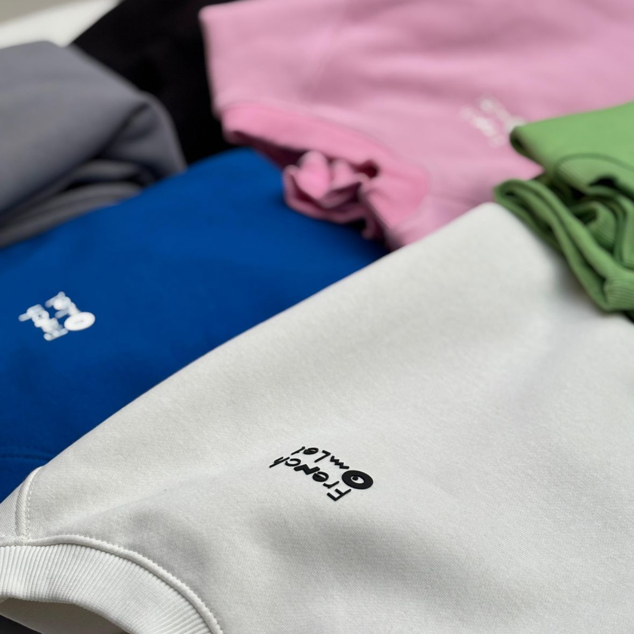 Blah Blah Unisex Sweatshirt White