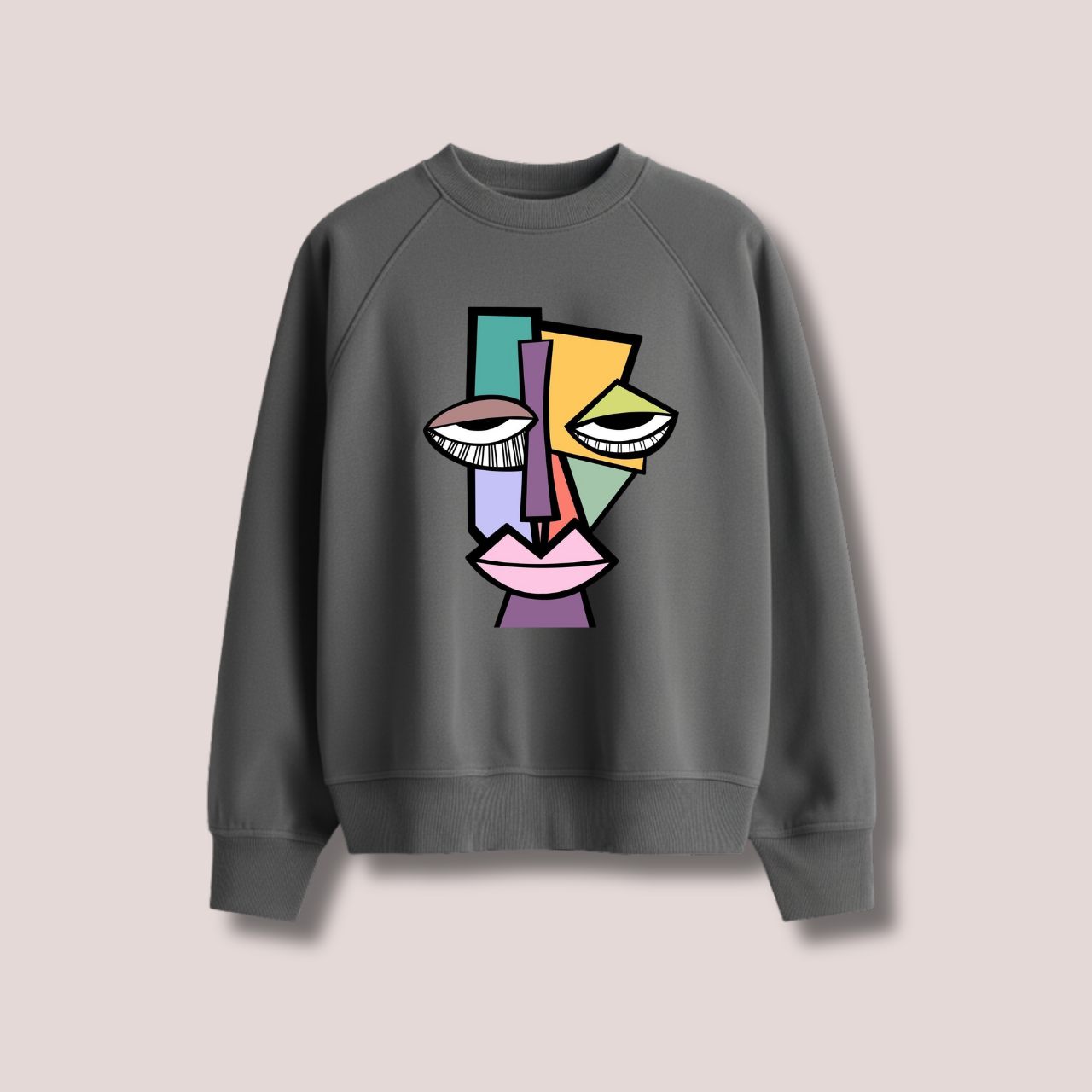 BLOCKHEAD GREY UNISEX SWEATSHIRT