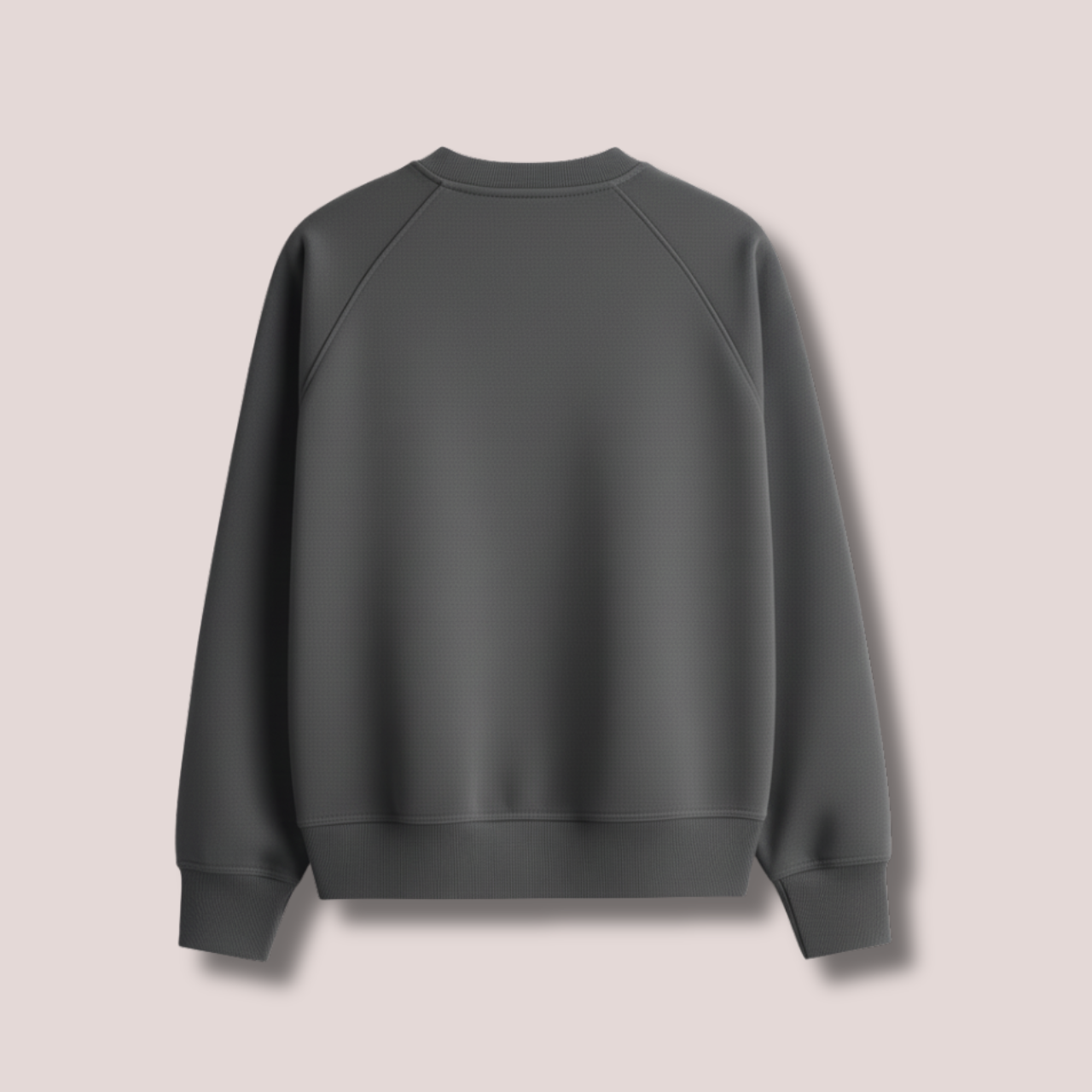 SOLID OVERSIZED SWEATSHIRT IN GREY