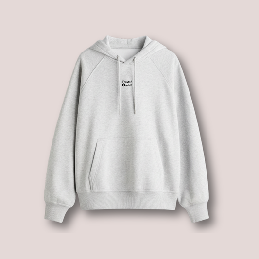 GREY MILANGE SIGNATURE HOODIE