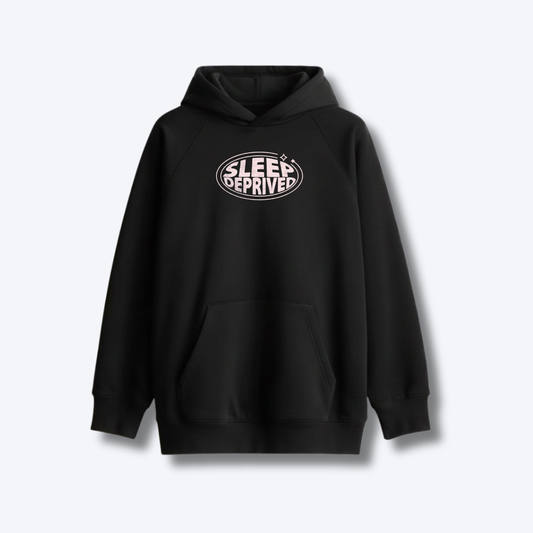 Sleep Deprived Hoodie In Black