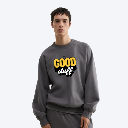 Good Stuff Sweatshirt In Grey