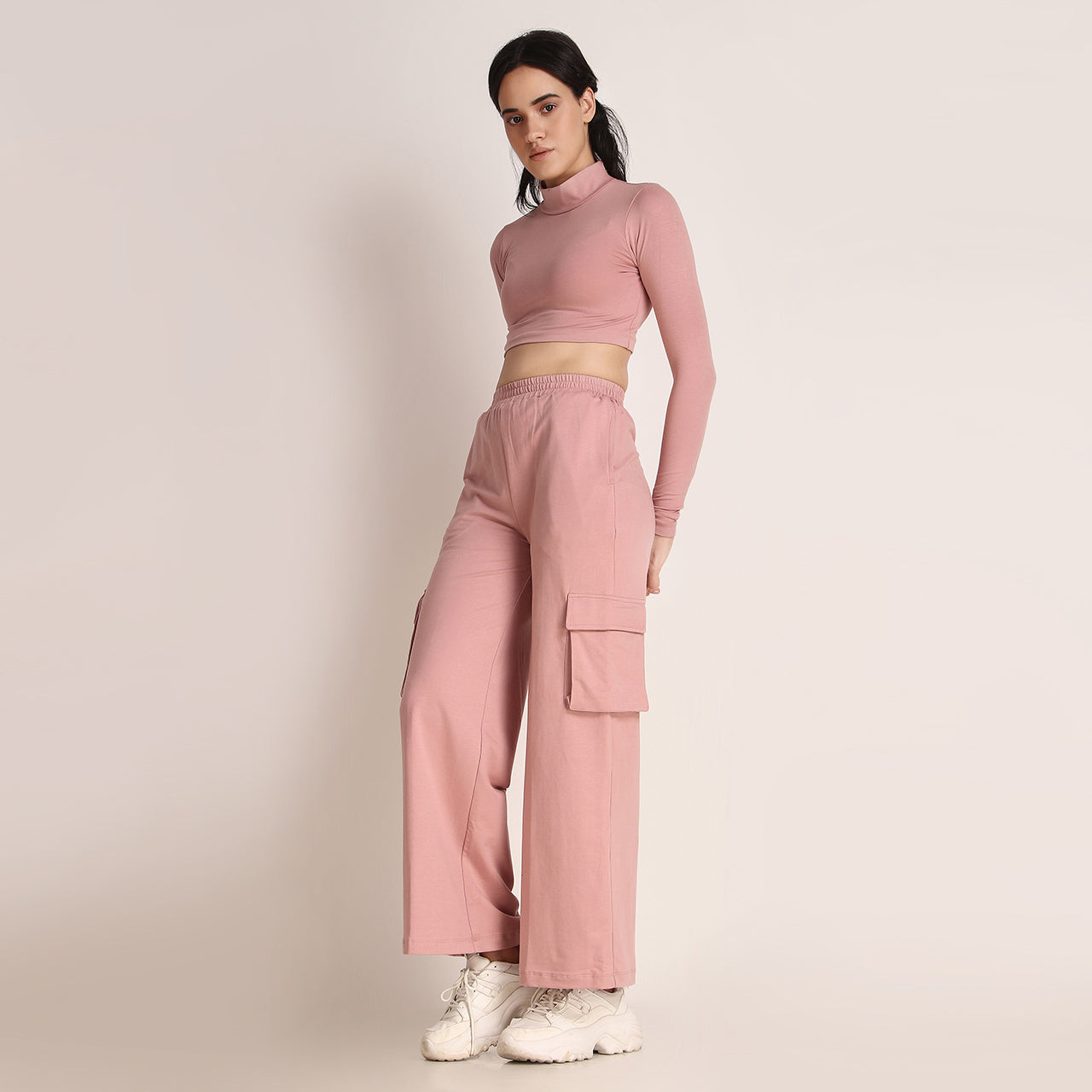 Sobo Co-ord In Pink