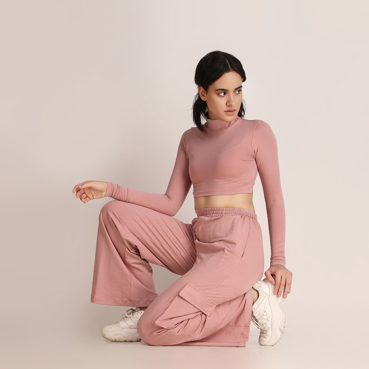 Sobo Co-ord In Pink