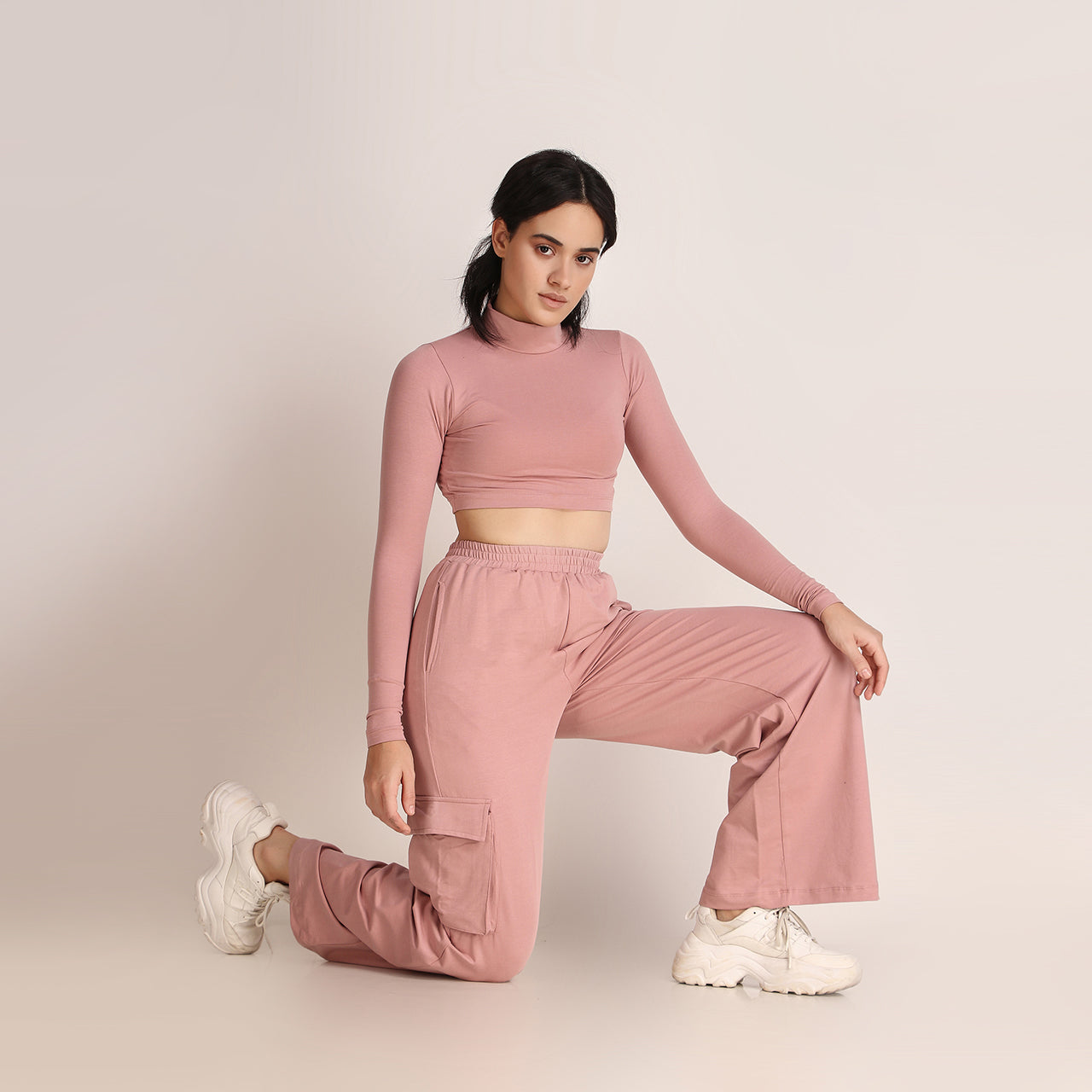 Sobo Co-ord In Pink