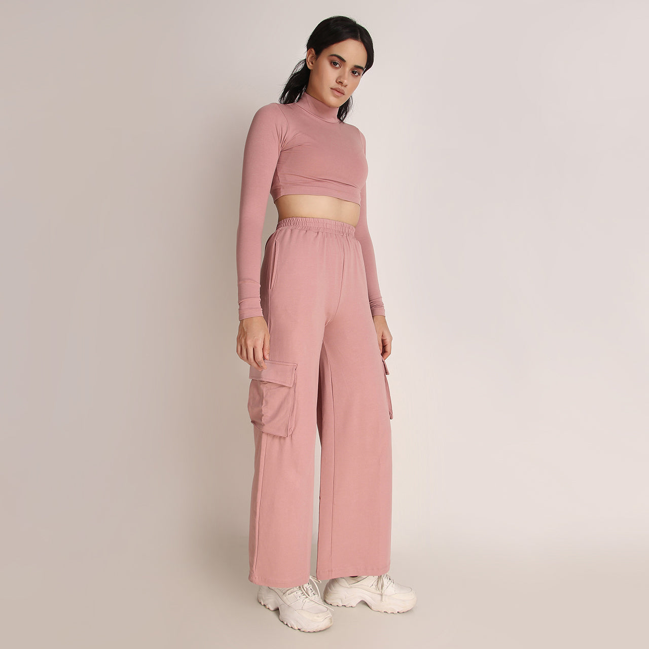 Sobo Co-ord In Pink