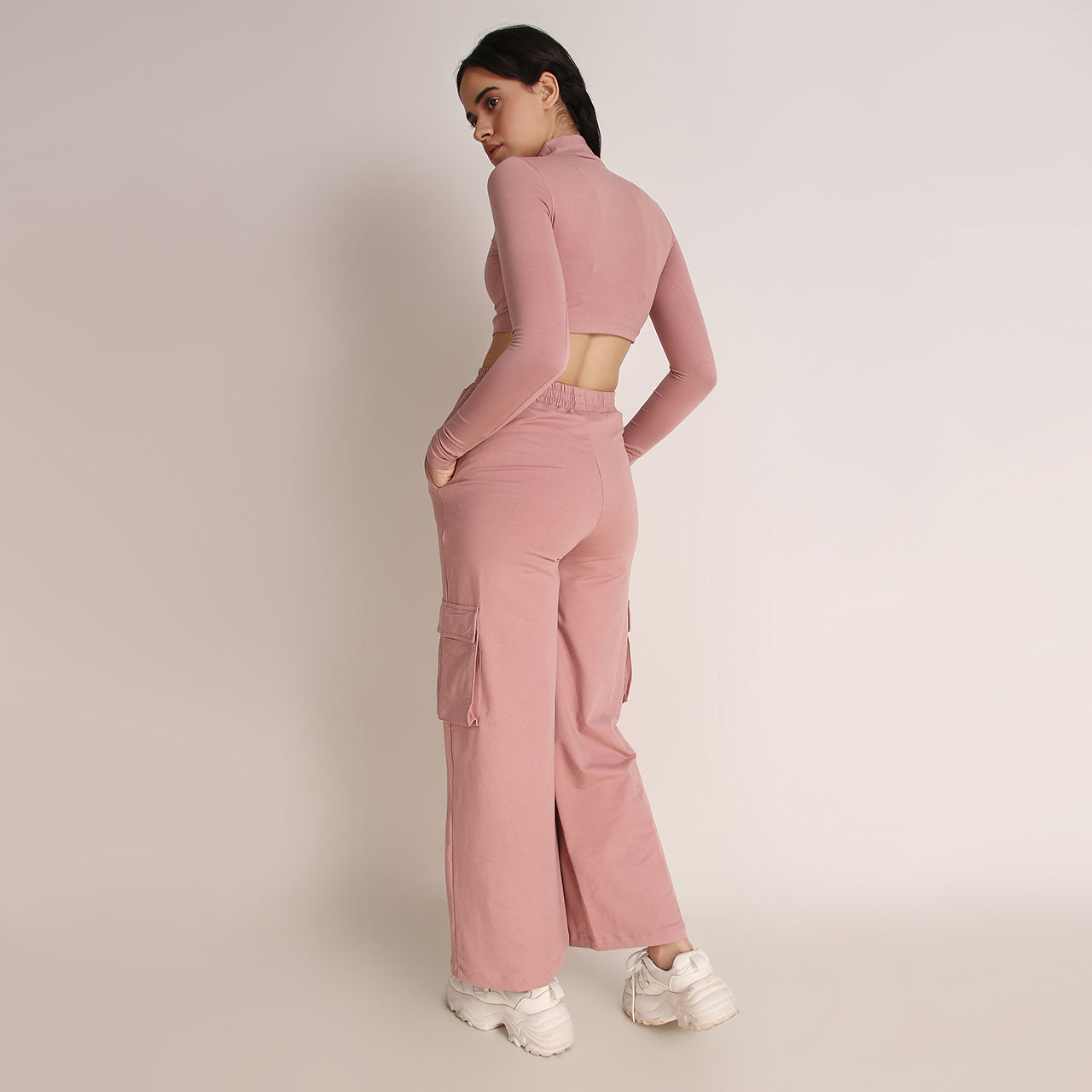 Sobo Co-ord In Pink