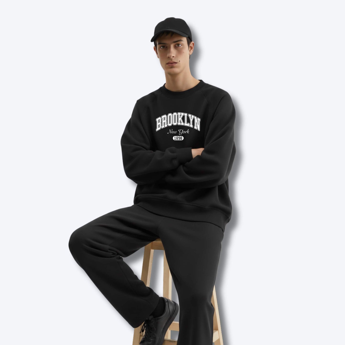 Brooklyn NewYork Sweatshirt In Black