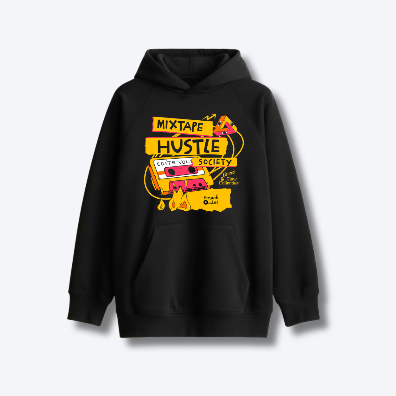 Mixtape Hoodie in Black
