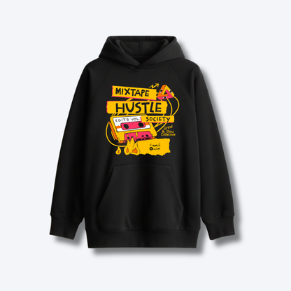 Mixtape Hoodie in Black
